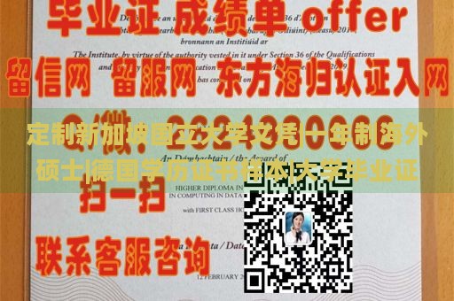 定制新加坡國立大學(xué)文憑|一年制海外碩士|德國學(xué)歷證書樣本|大學(xué)畢業(yè)證